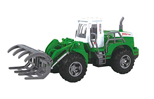 Tractor Teledirigido RC Mini con Luces Batería Recargable y Control Remoto | Tractores de Radiocontrol Agricolas | Coches Camiones Granja