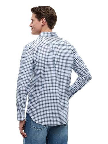 Image of Tommy Hilfiger Men's Long Sleeve Oxford Shirts in Regular Fit, Men's Button Down Shirts, Also Available in Big and Tall