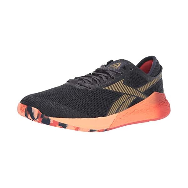 Reebok-Womens-Nano-9-Cross-Trainer-Shoes Reebok Women's Nano 9 Cross Trainer, Heritage Navy/Rosette/Sunglow, 7 M US
