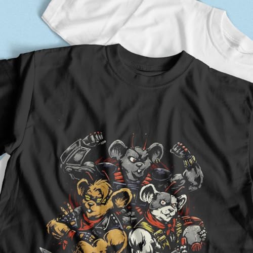 T-Shirt Biker Event Mice Gift for Men from Short Mars Sleeve Family Novelty Friend Big Girl Women Unisex Multicoloured3