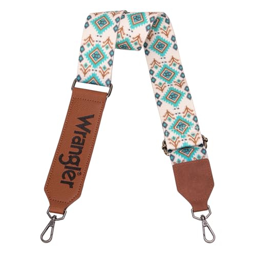 Image of Wrangler Strap Western Purse Straps Replacement Crossbody Handbag Adjustable Aztec Wide Guitar Strap
