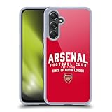 Head Case Designs sous Licence Officielle Arsenal FC Kings of North London Tipografie Coque en Gel [Protection de Qualité Militaire] Compatible avec Samsung Galaxy A54 5G
