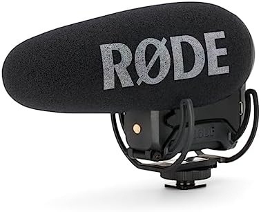 Røde Microphones VideoMic Pro+ Kompaktowy Mikrofon Kierunkowy na Aparat, Czarny