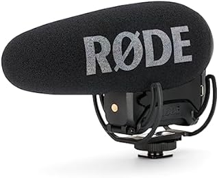 Røde Microphones VideoMic Pro+ Kompaktowy Mikrofon Kierunkowy na Aparat, Czarny