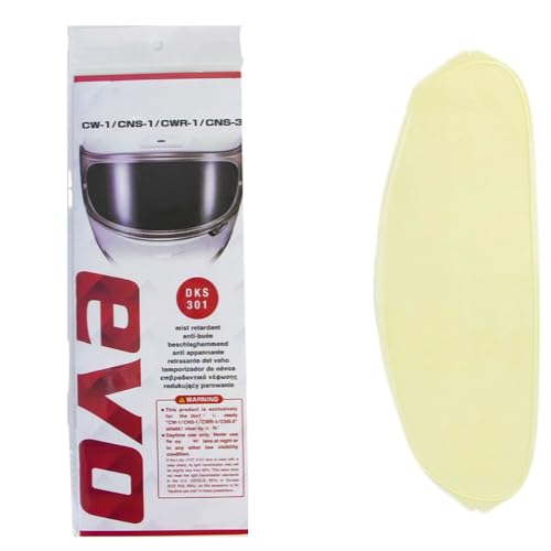 CWR-1 Anti Fog Insert DKS 301 EVO Clear Film For SHOEI CNS-1/CWR-1/CW-1/CNS-3 Shields Visor