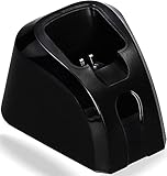 Kaynway Hair Clippers Charging Stand, Professional 2 in 1 Clipper Charging Dock Storage Station Base for Wahl Cordless 5-Star Magic Clip Senior Sterling-4 Clipper (Black)