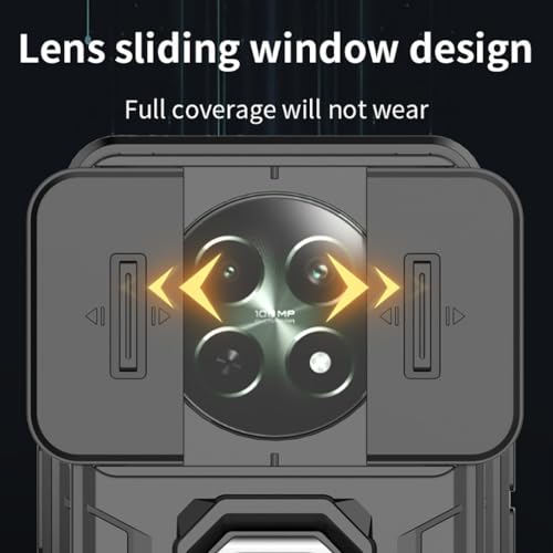 SEAHAI Case for Realme 12X 5G / Realme 12 5G, Ultra-thin Protective Silicone TPU Shockproof Hybrid Hard PC Back Phone Cover - Image 2