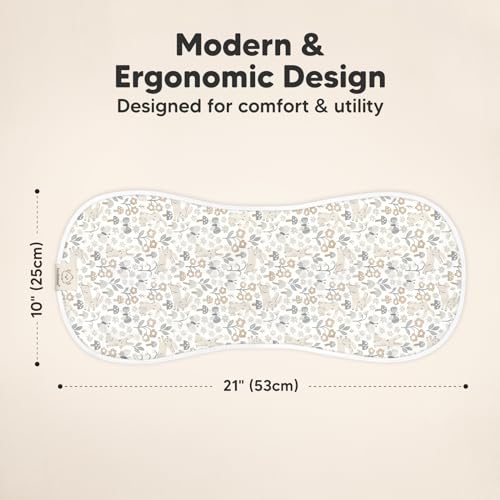 Image of 5-Pack Muslin Burp Cloths Baby Boy, Girl - Very Absorbent Baby Burp Cloth Rags, 8-Layers Viscose Derived from Bamboo Cotton Muslin Towel, Super Soft Spit Up Rags, No Shrink Washcloths (Prairie)