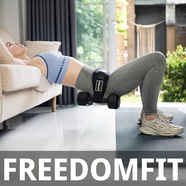 Exercise Hip Thrust Belt with Slip-Resistant Padding - Easy to Use with Dumbbells, Kettlebells, or Plates - Protects Your Hips for Gym, Home Workouts, or On the Go