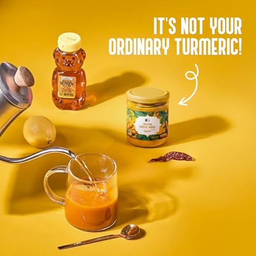 Image of My Pahadi Dukan Lakadong Turmeric Powder 500g, Single Origin from Meghalaya, High Curcumin 8-10%, Hand-Harvested & Sun-Dried, Pure & Chemical-Free Haldi, Strong Aroma & Deep Golden Color, Lab-Tested