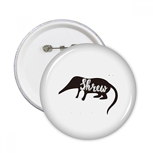 Badge musaraignes en noir et blanc de 5 pièces de taille M pour customiser vos vêtements