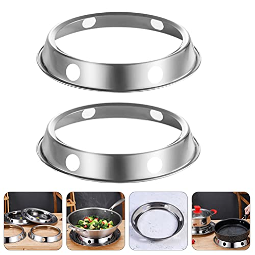 2 Unidades Cremalheira Do Wok Titular Wok Fogão a Gás Anel Wok Berço Wok Suporte De Rack Fumegante S