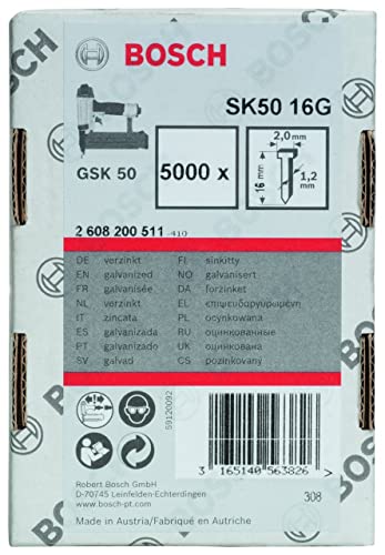 Bosch 2608200511 - Chiodo a testa svasata 1,2/18g SK50 16G