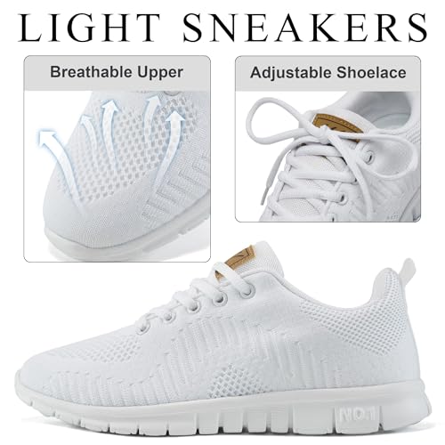 Image of Alicegana Sneakers for Women Walking Shoes: Lightweight Non Slip Comfortable Womens Shoes Footwear for Tennis Casual Work Travel