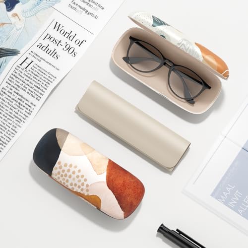 Image of Eyeglasses Case, Hard Shell Protective Case for Glasses, Unisex for Women Men