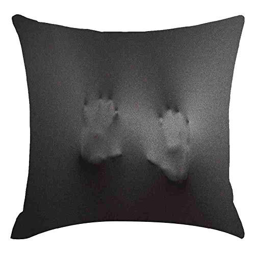 TERROR PARTY Halloween Funda de Almohada de Sombra de Horror de Funda de cojín de sofá Decorativo Decoración de hogar de Naturaleza de Naturaleza Decoración de Halloween,L,L