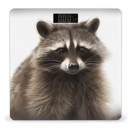 Báscula para baño con pantalla LCD y vidrio templado miniatura 1