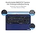 NIMO Laptop 15,6 Zoll Full HD: 16GB RAM, 1TB SSD, Intel N100, USB-C 65W, Fingerabdruck, Beleuchtete Tastatur, Leichter Computer für Arbeit & Studium, Blau