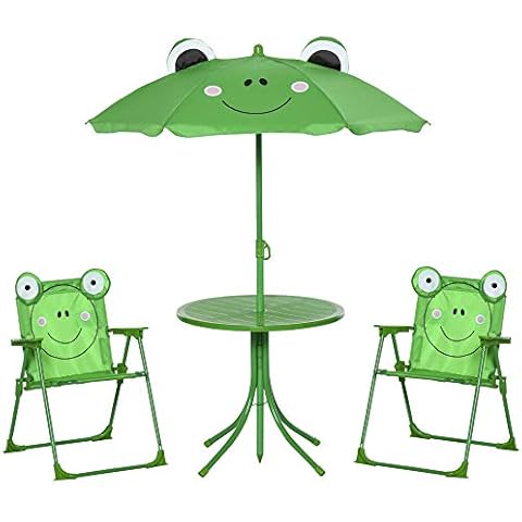 Outsunny Kids Garden Table and Chairs Set Cover