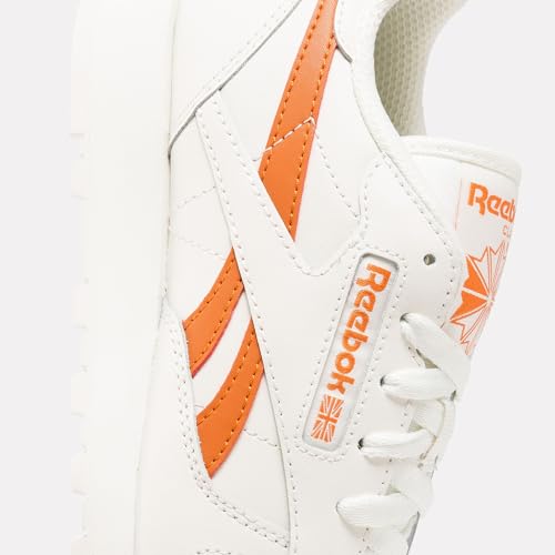 Image of Reebok Women's Classic Leather Sneaker, Chalk Ter Chalk, 8.5
