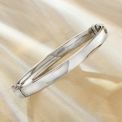 Ross-Simons 6mm Sterling Silver Bangle Bracelet4