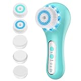 Electric Facial Cleansing Brush Waterproof Face Brush Spin Rechargeable Misiki IPX7 Exfoliating Face...