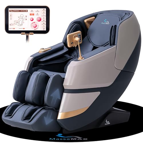 MassaMAX MT339 4D Massage Chair, Full Body Shiatsu...