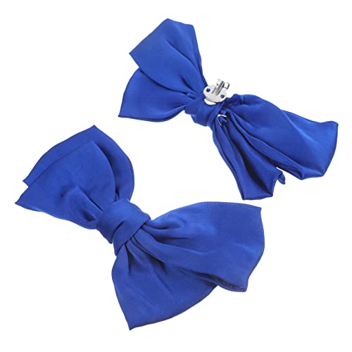 COLLBATH Pinzas Para Zapatos Con Lazo Vintage Para Mujer Clips Elegantes Para Tacones y Adornos Retro Para Bodas y Ocasiones Formales Azul Humo