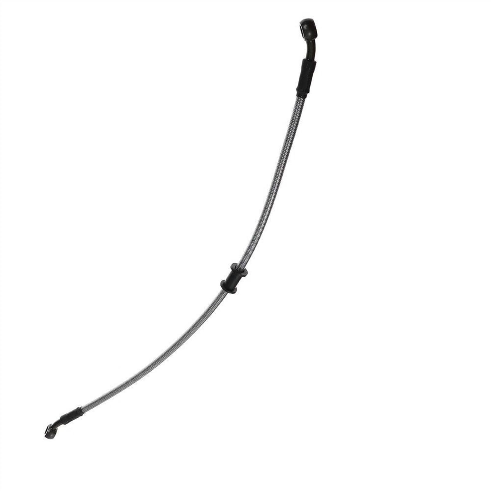 Ksxzw Silver Motorbike Part Motorbike Accessories Motorcycle Brake Line Braided Steel Hydraulic Clutch Oil Hose Tube 800Mm(Silver)