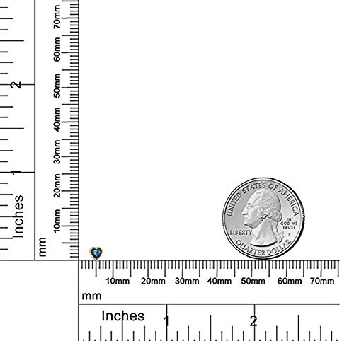 Romantic Tiny Delicate AAA CZ Cubic Zirconia Real Yellow 14K Real Gold Heart Stud Earrings For Women Teen Screw Back Simulated Gemstone Birthstone Colors4