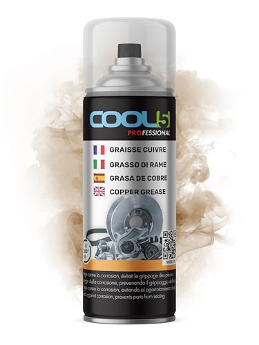 COOL5 Copper Grease - Grasa de cobre en spray, evita la oxidación, 400ml + Limpiador universal 500ml
