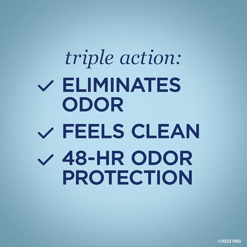 Secret Aluminum Free Deodorant for Women, 48hr Odor Protection, Free of Parabens Dyes Talc & Baking Soda, PH Balancing Minerals, Clear Solid, Clear Ocean Scent, 2.4 oz