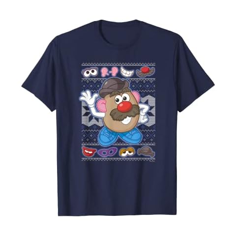 Mr. Potato Head Christmas Ugly Sweater T-Shirt Cover