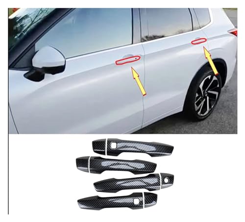 Garnitures de poignées de porte carbone pour Outlander 2022 style urbain et aventure - 5