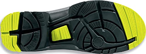 Uvex 1 Arbeitsstiefel - S2-Sicherheitsstiefel S1 SRC ESD - Lime-Schwarz, Größe:46