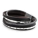 Sopodbacker Bracelets Bracelet Bijoux Femme Homme Boho Ethnique Tressé Double Wrap Bracelet Perles Femmes Hommes Bracelets Superposés Party E190028P