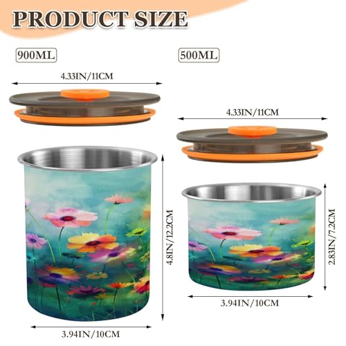 Envase Hermético de Acero Inoxidable para Café 900ml miniatura 2