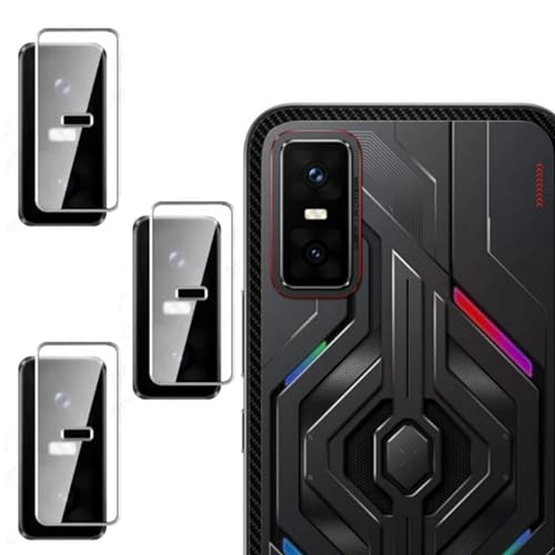 ayra compatible with (Pack of 3) Camera Lens Protector Compatible With Infinix gt 30 pro Anti Shock/Anti-Scratch/Clear/Camera Tempered Glass with easy installation kit