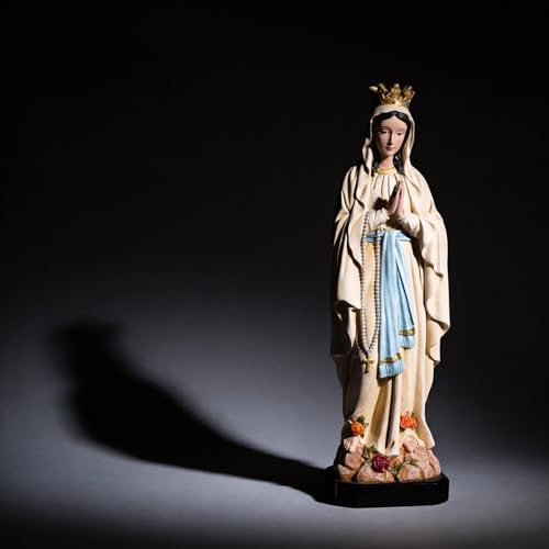 Estatua Nuestra Señora de Lourdes 10.24" miniatura 5