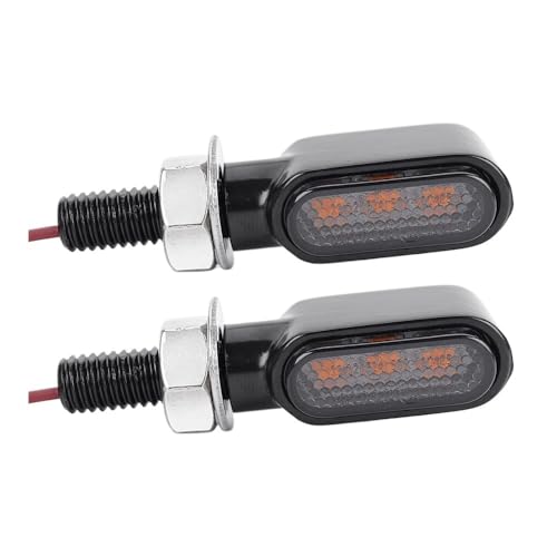 Feux clignotants de moto au fini chromé élégant indicateurs lumineux durables E24