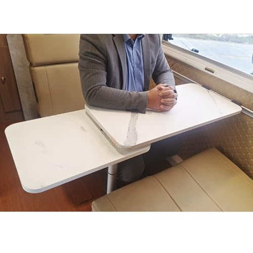 Table de camping-car pivotante double couche pour optimiser l'espace intérieur