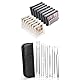 Bundle of AiQInu 2 Stück Kosmetik Organizer Lidschatten + AiQlnu 10 Stücke Mitesserentferner Komedonenquetscher Set