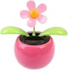 Solar Powered Dancing Sunflower Solar Powered Dancing Sunflower in Colorful Pots Swinging Animated Bobblehead Dancer Window Suncatcher Car Dashboard Decoration Portable
