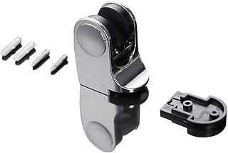 Adjustable Height Shower Holder Fixed Wall Mounted Bracket for Handheld Shower Head On Wall Mount Shower Bracket to Meet Any Space Bathroom