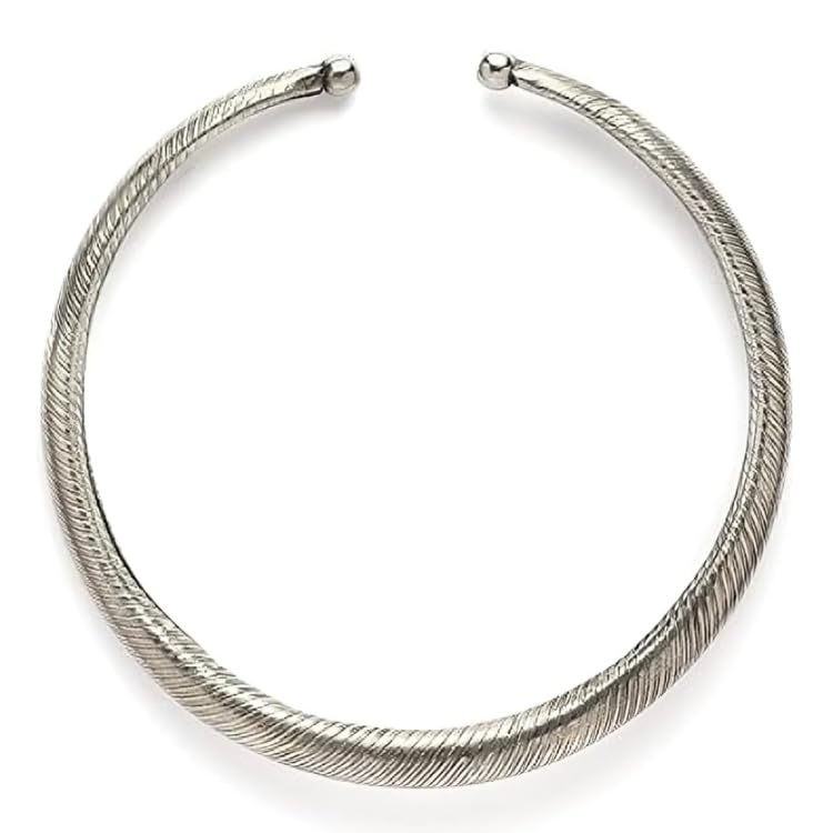 HANIYA German silver hasli necklace jewelry for women (B0CW3RSXVN) Amazon Price History, Amazon Price Tracker