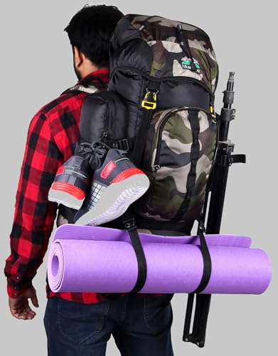 Image of hiker's way 75+5 Ltrs Rucksack bags Rucksacks for men Trekking bags for men backpacks Travelling Bag For men and women with waterproof compartment with rain cover