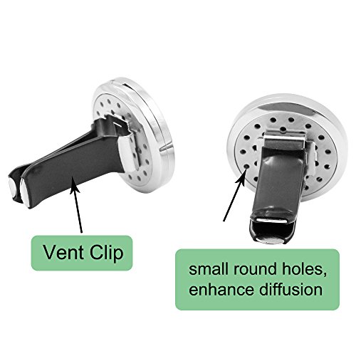Car Diffuser Vent Clip - 2Pcs 30Mm Car Essential Oil Diffuser Vent Clips For Car Home Office Room With 12 Felt Pads Mother's Day, Birthday Gift For Women & Men #TOP4
