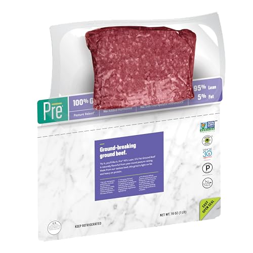 Pre, Ground Beef 95% Lean/5% Fat, Grass-Fed, Pasture-Raised, 1 lb - Image 7