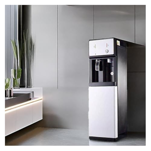Dispensador de agua de pie | Temperatura ambiente y fría | Diseño elegante | Ideal para el hogar u oficina | Conexión a tuberías