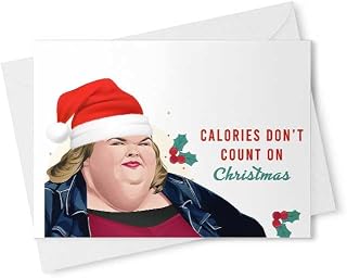 Tammy Christmas Card - Tammy and Amy Sisters Gift Card, Diet, Gift Card, Cheat Day, Funny Holidays Card, Merry Christmas, Nowzaradan [00251]